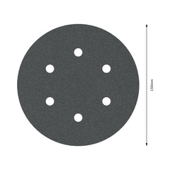 Disco De Lixa Bosch Pro F355 150mm Grano 180 - 5 Unidades