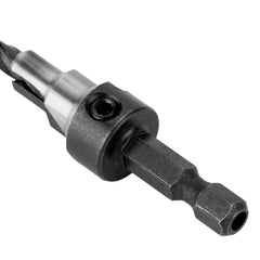 Jogo de Brocas Escareadoras Madeira 3-5mm 4 Peças Denzel