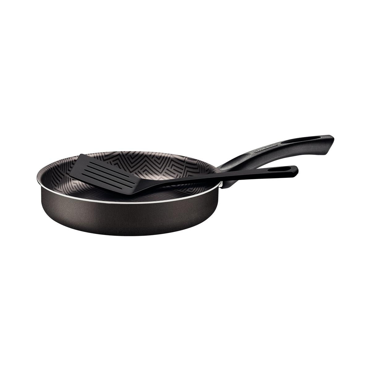 Frigideira Reta Tramontina Paris 20 cm 1,4 L Com Espátula Starflon Max Alumínio Chumbo