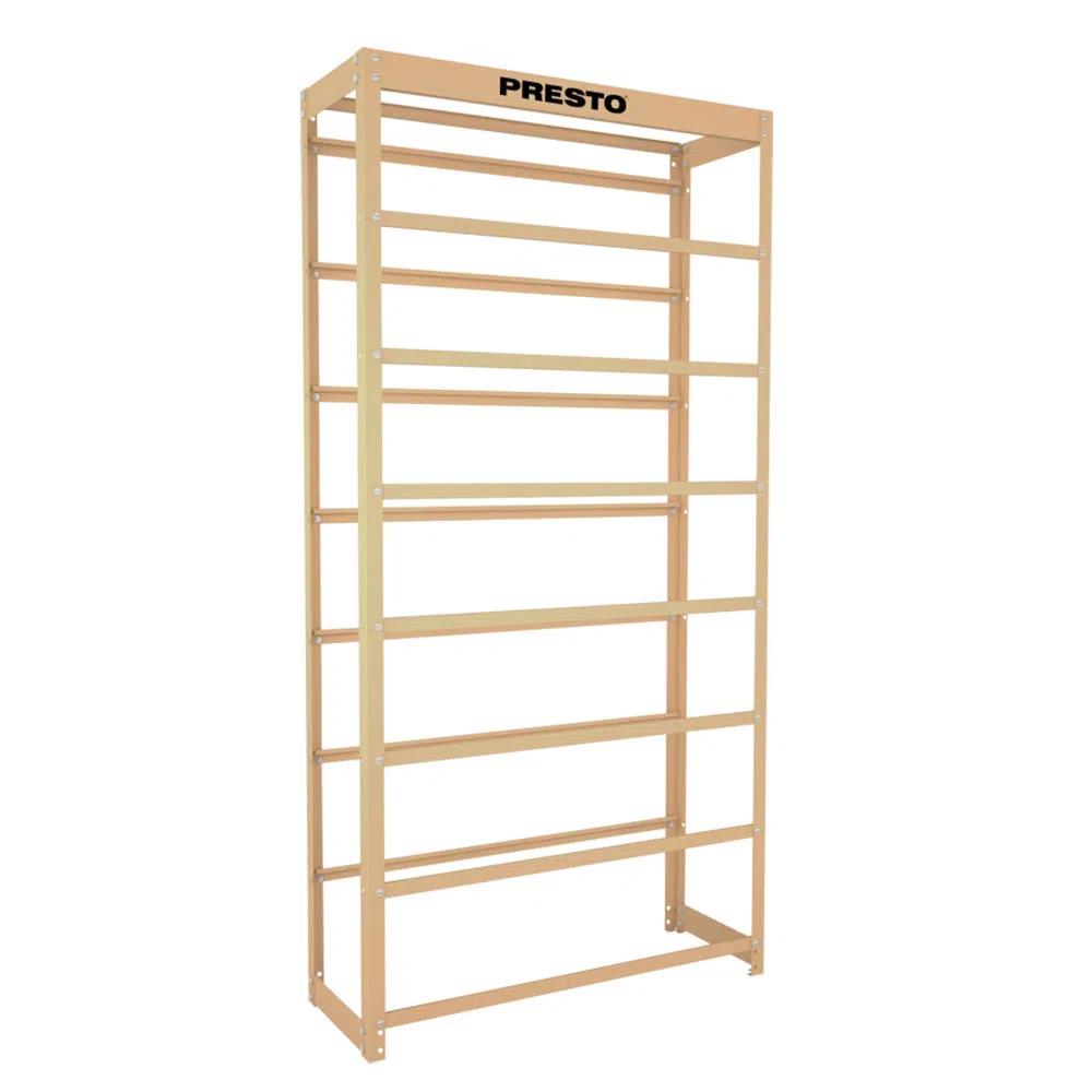 Estrutura Metalica Bege para 21 Gavetas N7 Presto