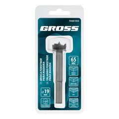 Broca Fresa Forstner Madeira 19mm Haste Cilíndrica Aço 45 Gross 70481955
