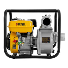 Motobomba a Gasolina Denzel PX80 7CV Água Limpa 1000L/min Profundidade 8m Altura 30m