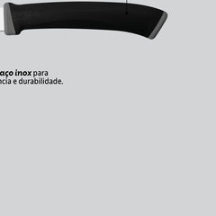 Faca Para Churrasco Tramontina Felice 5 Polegadas Aço Inox Fio Liso Cabo Polipropileno Preto