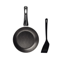 Frigideira Tramontina Paris Antiaderente Starflon Max 20 cm 0,8 L Com Espátula De Nylon Chumbo
