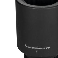 Soquete de Impacto Sextavado Longo 60mm 1'' Aço Cromo Molibdênio Tramontina PRO Hyper Drive