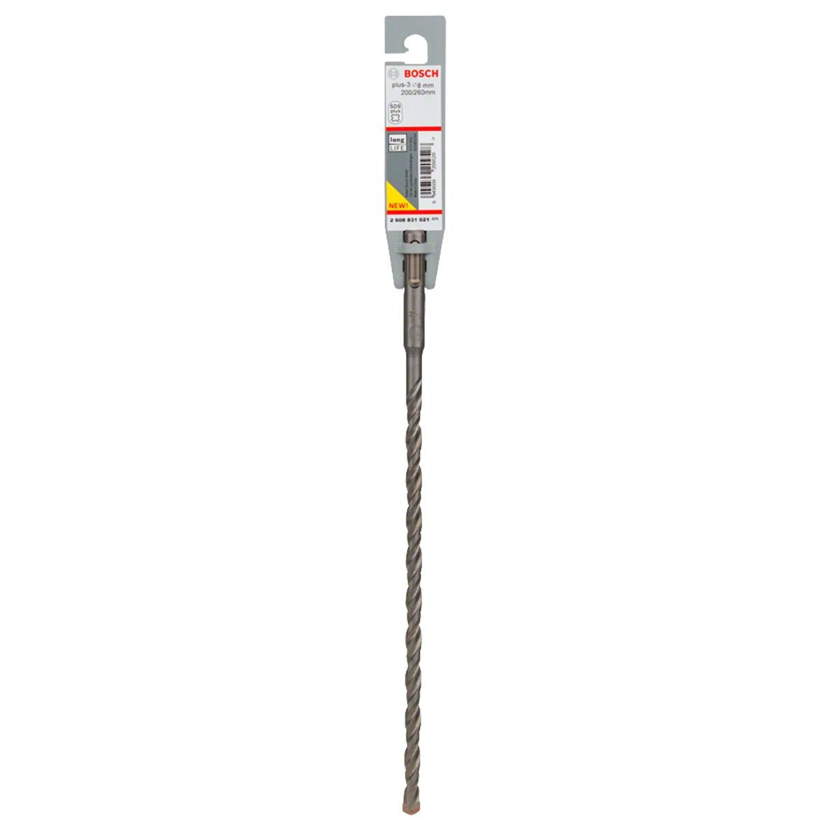 Broca Para Concreto Bosch Sds Plus-3 Ø8 X 200 X 260 mm