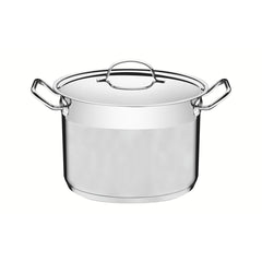 Caldeirão Tramontina Professional Aço Inox Fundo Triplo 24 cm 7,8 L Tampa Plana Satinado