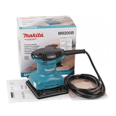 Lixadeira Orbital Industrial 180W Ideal para Madeira MDF Com 6 Lixas M9200B 127V Makita