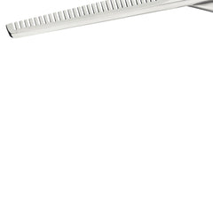Tesoura Para Cabelo Tramontina Fio Desbaste 5,5 Aço Inox Profissional Com Anéis De Silicone E Apoio