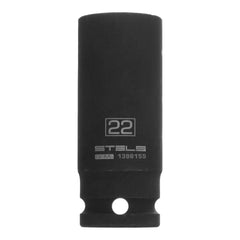 Soquete Impacto 1/2'' 22mm CrMo Longo Hexagonal 1PC Stels 1396155