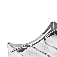 Porta-Guardanapos Aço Inox Linha Ciclo Tramontina Design Vazado Mesa Posta