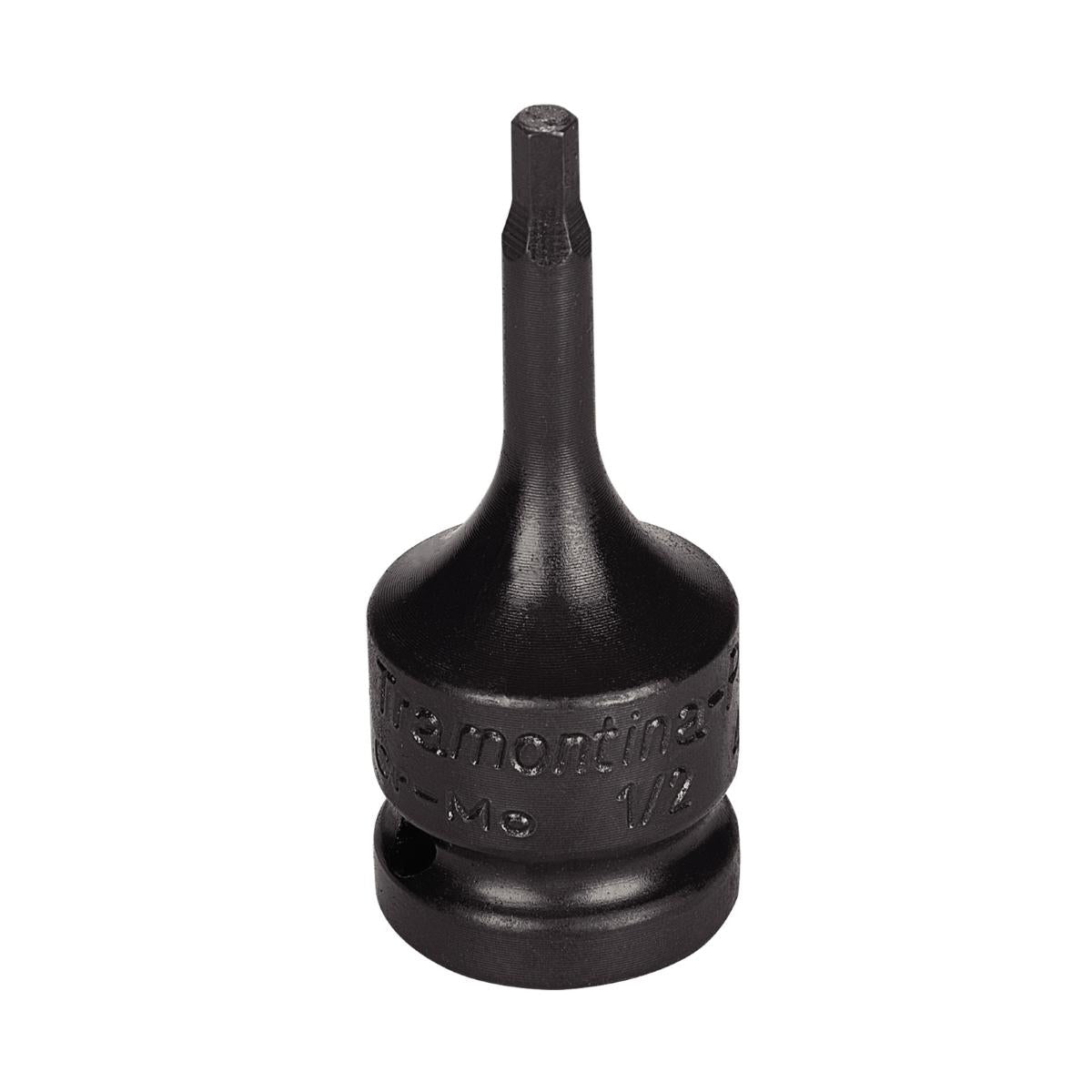 Soquete Impacto Hexagonal 5 mm 1/2'' Alta Durabilidade Metal Cromo Molibdênio Tramontina PRO