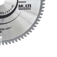 Disco Serra Circular Bosch Multimaterial Ø235X25mm 80D