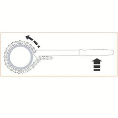 Chave Corrente 11'' Tramontina PRO Aço Carbono Fosfatizado Para Filtros e Tubos