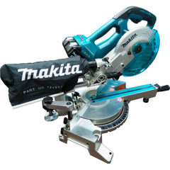 Serra Circular de Esquadria 190Mm Sem Fio 36V Com 2 Baterias Carregador Lâmina DLS714PF2 220V Makita
