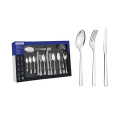 Faqueiro 101 Peças Aço Inox Oslo Tramontina Alto Brilho Com Facas De Mesa