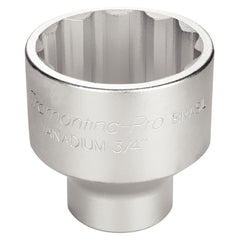 Soquete Estriado 60mm 3/4'' Aço Cromo Vanádio Hyper Drive Chrome Norma DIN 3124 Forjado Tramontina Pro