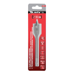 Broca Chata Madeira 18mm 150mm Aço 45 Ângulo 135° MTX 704109 Durável