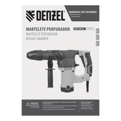 Martelete Perfurador e Rompedor 1100W 127V 4J SDS-Plus 3 Modos 26mm Denzel 2661059 RHV-1100-26