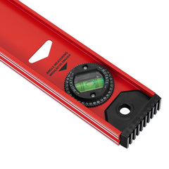 Nível Alumínio Reforçado 1000mm 3 Bolhas 40pol MTX Rail Precisão 1mm/m