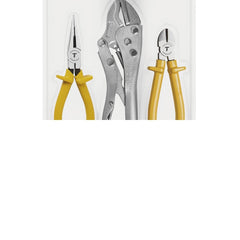 Kit Ferramentas Tramontina Master Alicate Pressão 10'' Corte Diagonal 6'' Bico Meia Cana 6''