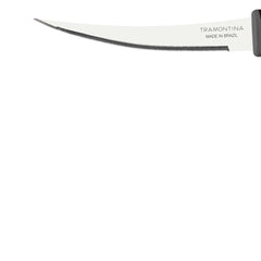 Conjunto 2 Facas Para Tomate Tramontina Felice Aço Inox E Cabo Polipropileno Preto Profissional