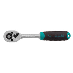 Chave Catraca Reversível Soquete 1/4'' 72 Dentes Cromo Vanádio Stels 1402555