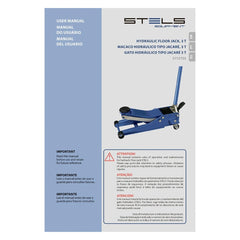 Macaco Hidráulico Jacaré 3T Rebaixado 75-505mm com Pedal Stels 5113755