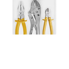 Kit Ferramentas Tramontina Master Alicate Pressão 10'' Universal 8'' Corte Diagonal 6'' Para Reparos