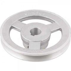 Polia Alumínio 1 Canal Perfil A 150mm com Furo 24mm - Vonder