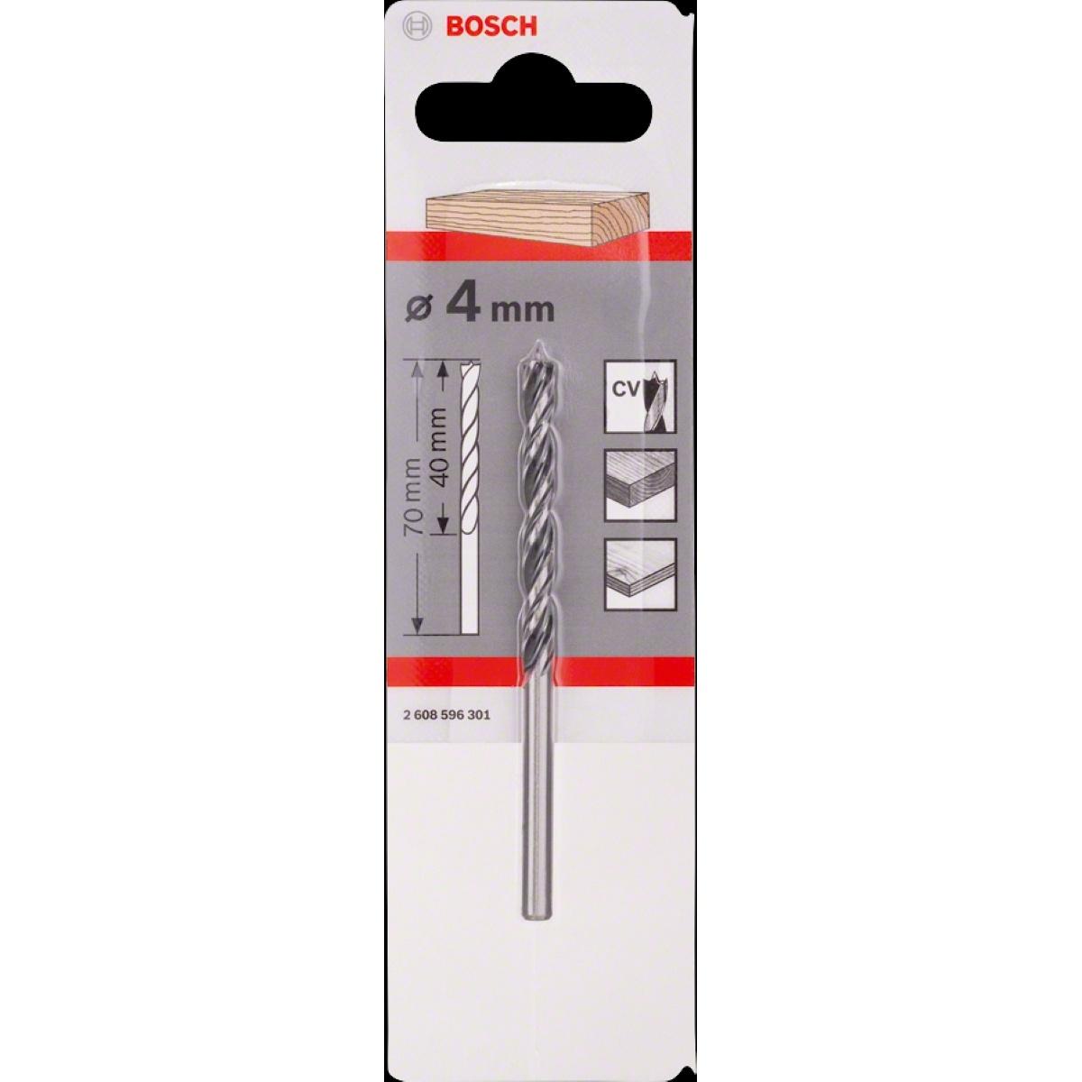 Broca Para Madeira Bosch 3 Pontas 4mm