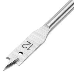 Broca Chata Madeira 12mm 150mm Aço 45 Ângulo 135° MTX 704079 Durável
