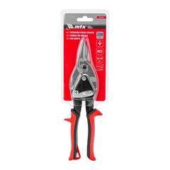 Tesoura Para Chapa Corte Reto 250mm Aço 45 Cabo Dupla Injeção MTX 783309