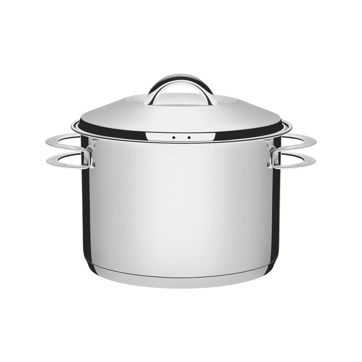 Caldeirão Tramontina Solar Aço Inox Fundo Triplo 28 cm 11,9 L Com Tampa
