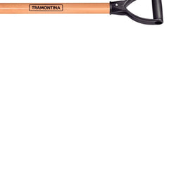 Pá Quadrada 71cm Cabo Madeira Envernizado 1 Metro 472/20 Aço Carbono Especial Ergonomica Plástica Tramontina