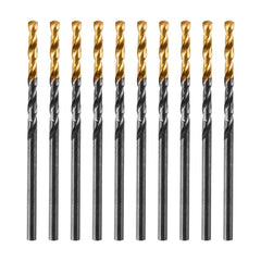 Broca Aço Rápido Nitreto Titânio 2,5mm 10pcs Profissional Gross Golden Tip 71720455