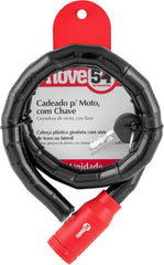 Cadeado para Moto 80 cm com Chave Nove54