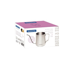Bule Pescoço De Ganso Aço Inox 0,6 L Para Café Coado Tramontina