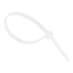 Abraçadeira Plástico 150x3,6mm 100pcs Branco Sparta 4554855 Fixação Cabos