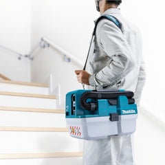 Aspirador Híbrido Pó e Líquido Makita 40V VC014GLZ Sem Bateria e Carregador