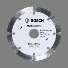 Disco Diamantado Bosch Multimaterial 110X20/16X10mm