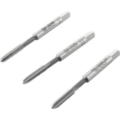 Macho Manual Aço Rápido Nº 6 3/64'' Unc Jogo c/ 3 pçs Vonder