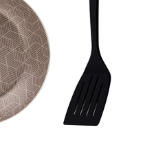 Frigideira Tramontina Paris Antiaderente Starflon Max 18 cm 0,6 L com Espátula de Nylon Vermelha