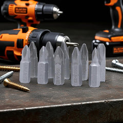 Jogo Bits Phillips 1/4'' 25 mm 10 Peças Tradestar