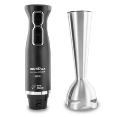 Mixer Inox Maxx BMX355P 350W Britânia Preto Com Suporte de Parede e Jarra 1,05L 220V