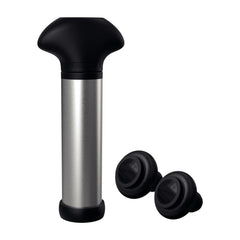 Jogo Para Vinhos Tramontina Harmoniza 3 Peças Com Bomba De Vácuo E Tampas Inox