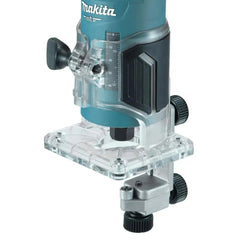 Tupia 6Mm 1/4'' 530W 35000RPM Com Guia Reta e Padrão Chave Base Acrílica M3700B 220V Makita