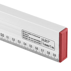 Nível de Alumínio Escala Graduada 600mm (24'') 2 Bolhas Precisão Profissional Sparta 3510655