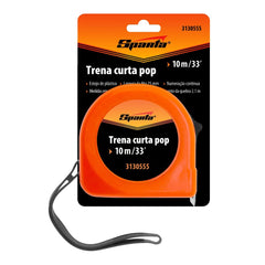 Trena Curta 10m 25mm Estojo Plástico 1 PC Sparta 3130555 Durável e Precisa