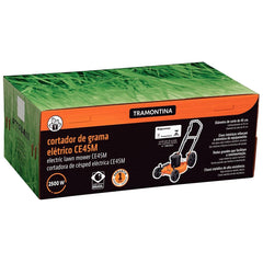 Cortador de Grama Elétrico Tramontina CE45M 2500W 127V 450mm Chassi Metálico Área de Corte 2500 m²